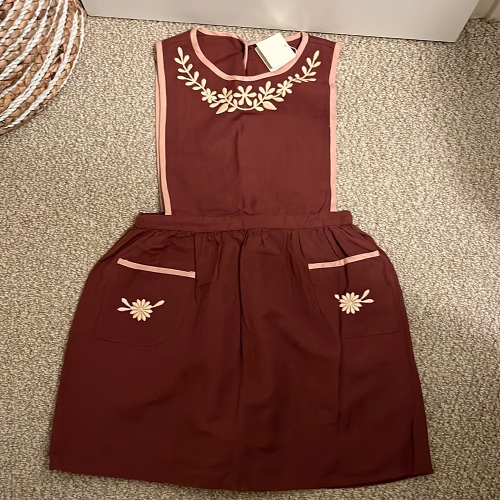 Apolina girls bib dress